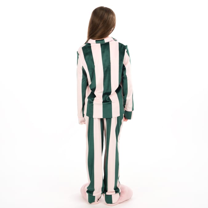 Originals Kids Pink & Green Striped Pyjamas