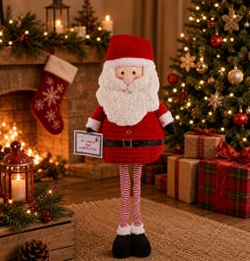 Sleigh Bells Santa Pull Up