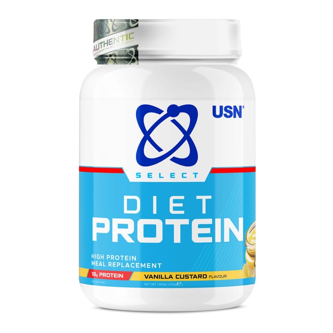 USN Select Diet Protein High Protein Meal Replacement 750g - Vanilla Custard