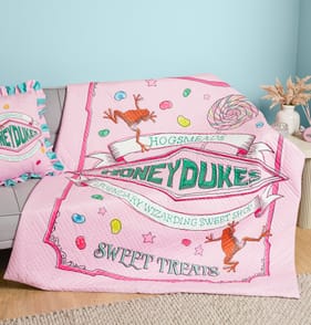 Harry Potter Honeydukes Quilted Throw