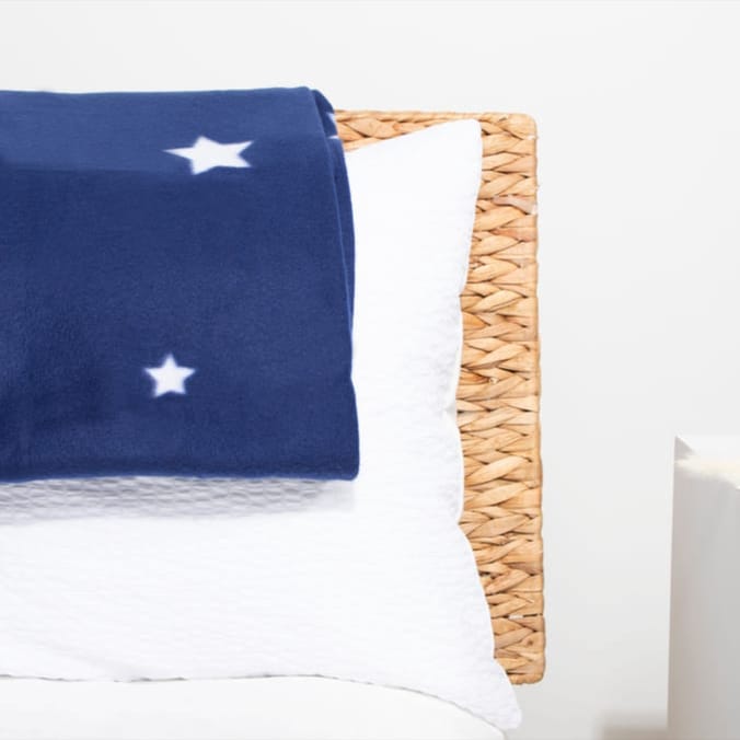 Home Collections Starry Print Fleece Throw