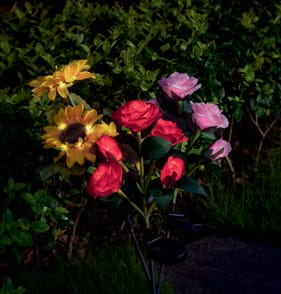 Firefly Stake Lights - Sunflower/Rose Solar