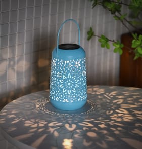 Firefly Hanging Metal Lantern Solar Light Assorted