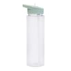Hydrate Clear Bottle With Coloured Lid