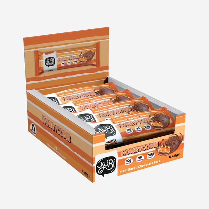 Yubi Bar Plant Based Chocolate Bar 35g - Honeycomb x12