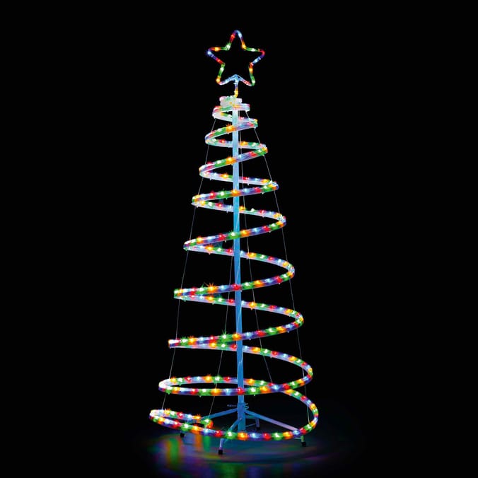 Prestige Mains Operated LED Spiral Maypole Tree 1.5m