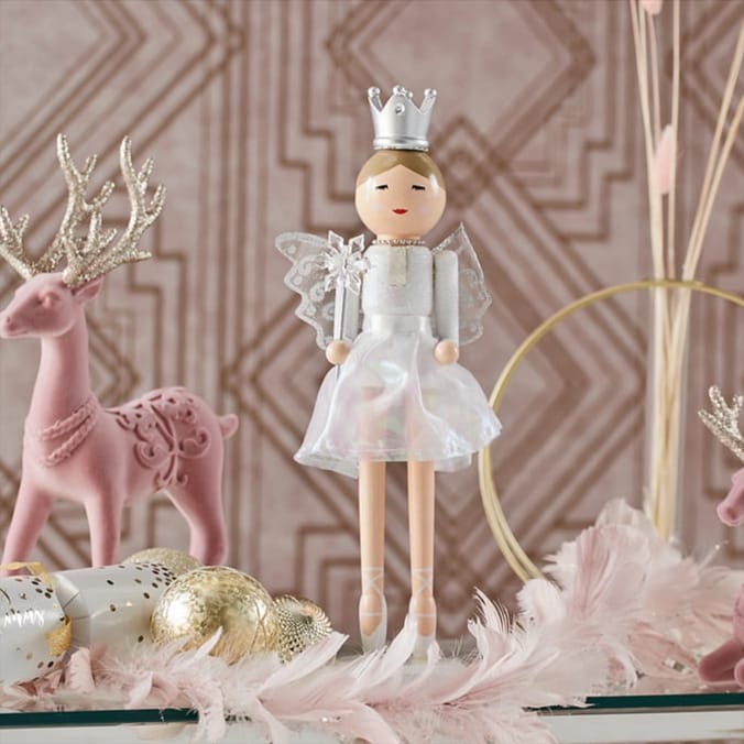 Festive Feeling 38cm Nutcracker Home Bargains