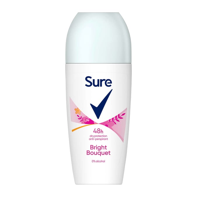 Sure Anti-Perspirant Roll On Bright Bouquet 50ml