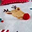 Sleigh Bells Reindeer Fleece Duvet Set With Pillowcase