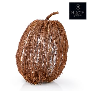 Hinch Home Tall Light-Up Vine Pumpkin