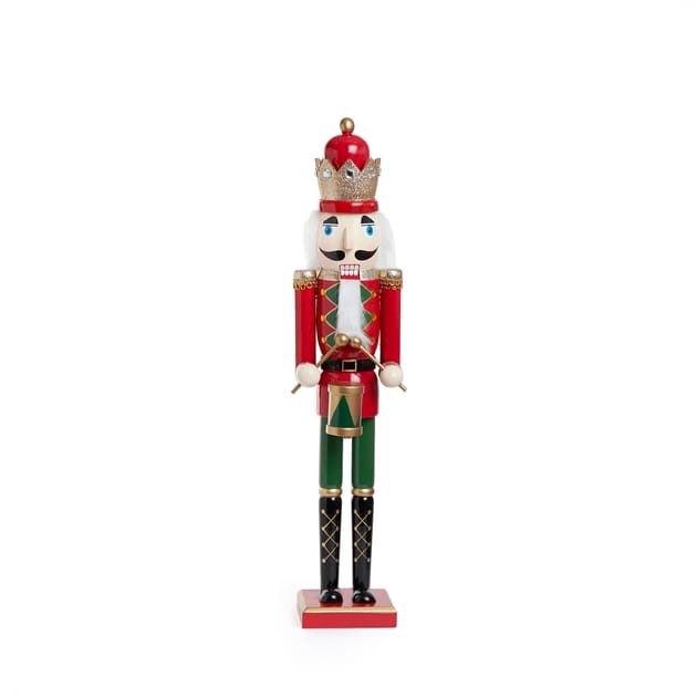 Festive Feeling 61cm Large Nutcracker Home Bargains