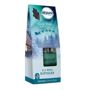 Airpure Reed & Bead Diffuser 2-in-1 30ml - Sleigh Ride