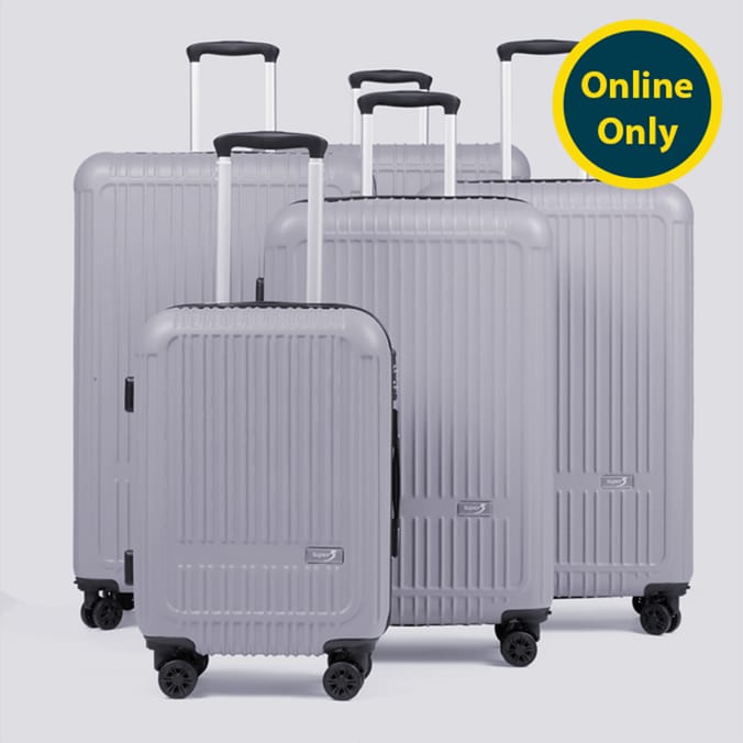 Super 5 Little Venice Hard Shell Suitcase Set of 5 - Grey