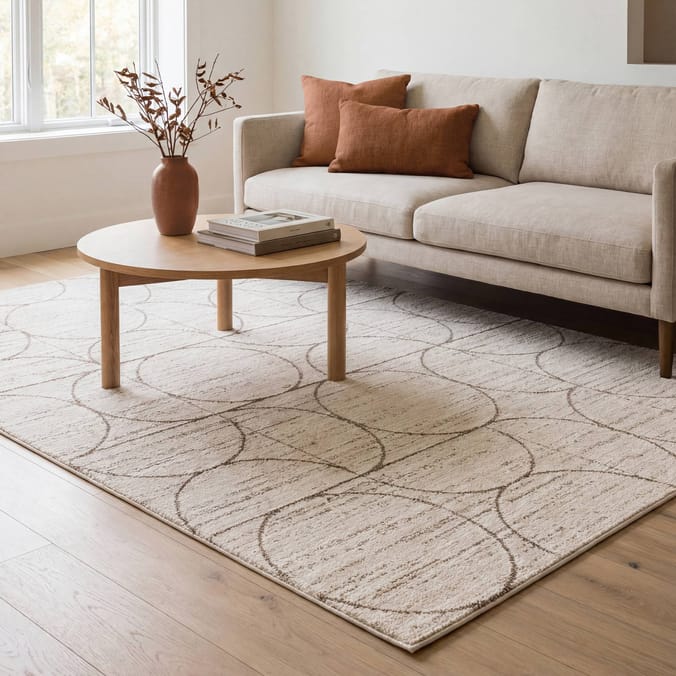 Asiatic Oslo Moons Rug OS03 - Cream/Natural