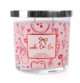 Ooh La La Scented Candle 350g - Pink Rose