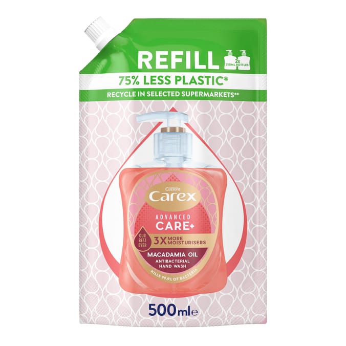 Carex Advanced Care+ Macadamia Oil Antibacterial Hand Wash 500ml