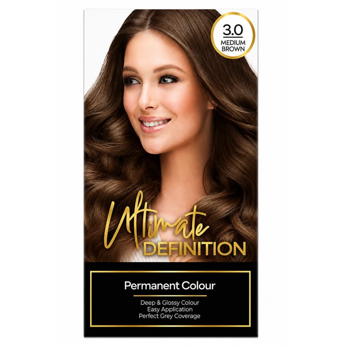 Ultimate Definition Permanent Hair Colour - 3.0 Medium Brown