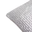 Home Collections Geo Velvet Cushion - Grey