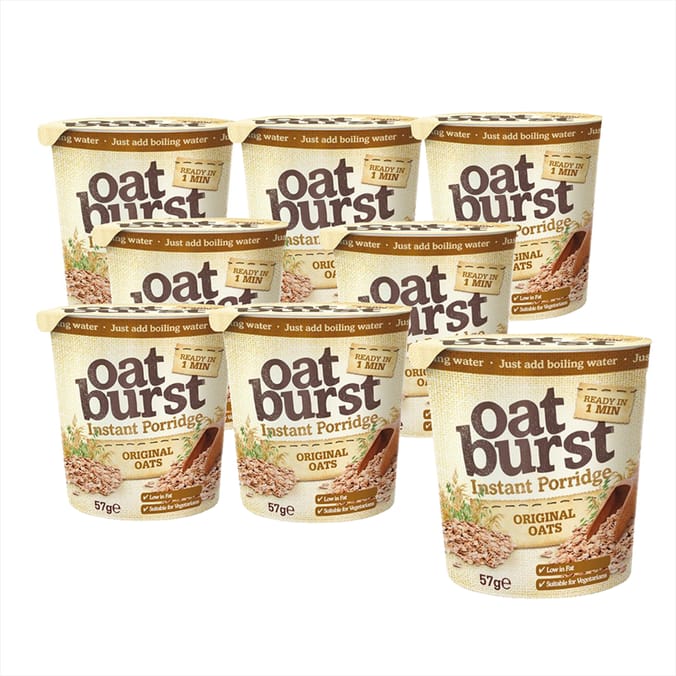 Oat Burst Instant Porridge Snack Original Oats 57g x8