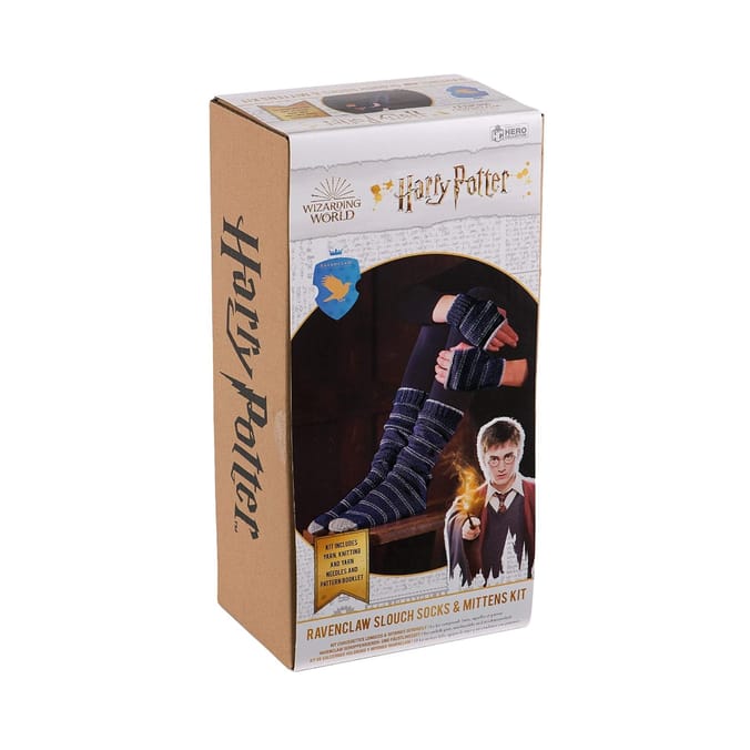 Harry Potter Ravenclaw Slouch Socks & Mittens Kit