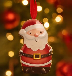 Milk Chocolate Coins Tin 35g - Santa