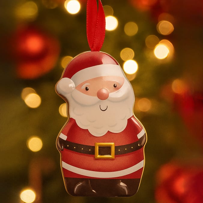 Milk Chocolate Coins Tin 35g - Santa