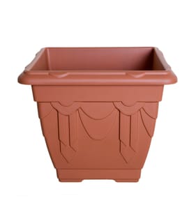 Whitefurze Venetian Square Planter 30cm - Terracotta
