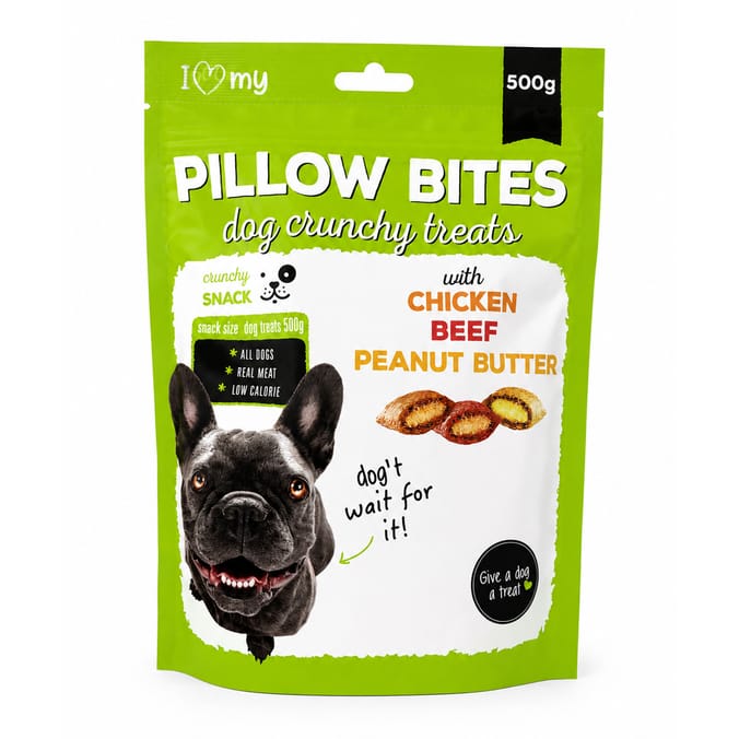 I Love My Dog Pillow Bites 500g