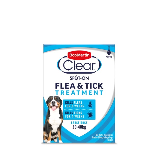 Bob martin spot on flea and tick treatment for dogs clearance