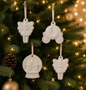 Sleigh Bells Paint Your Own Hanging Decorations - Fairy
