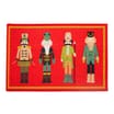 Festive Feeling Washable Door Mat - Nutcrackers
