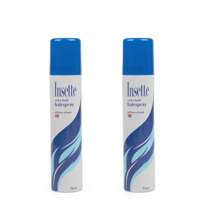 Insette Extra Hold Hairspray 75ml x2