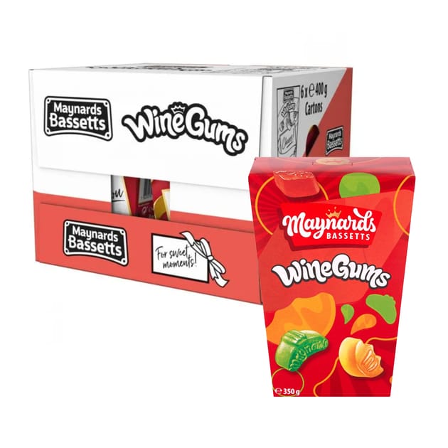 Maynards Wine Gums 350g x6 Home Bargains