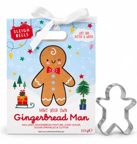 Sleigh Bells Make Your Own Gingerbread Man 331g