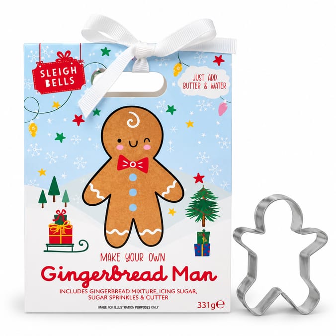 Sleigh Bells Make Your Own Gingerbread Man 331g