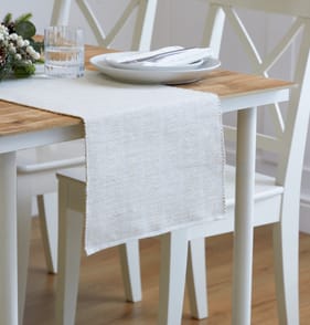 Festive Feeling Lurex Rib Table Runner 33x178 CM - Gold