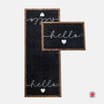  Hello Black Runner 50x120
