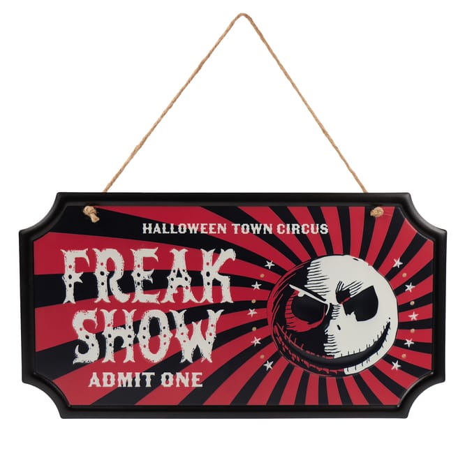 The Nightmare Before Christmas Metal Hanging Sign