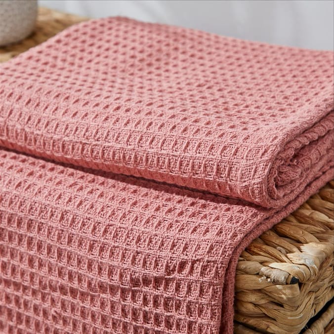 Escapism Organic Cotton Waffle Throw