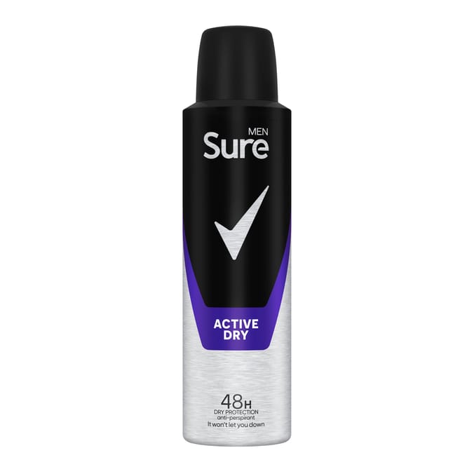 Sure Men Antiperspirant Active Dry 150ml