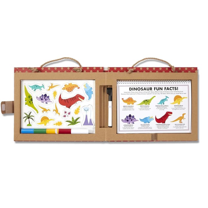 Melissa & Doug Play, Draw, Create Kit - Dinosaurs