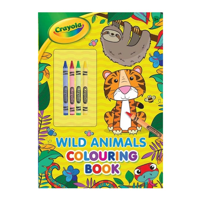 Crayola Wild Animals Colouring Book