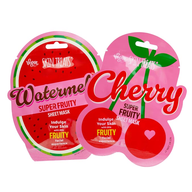 Skin Treats Super Fruity Sheet Mask x2
