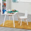 Liberty House Toys White Writing Multi-Purpose Table and Chair Set