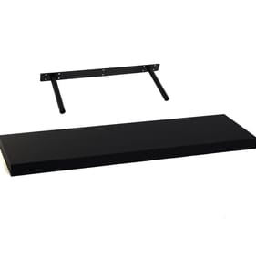Loft Range Floating Shelf 80cm - Black