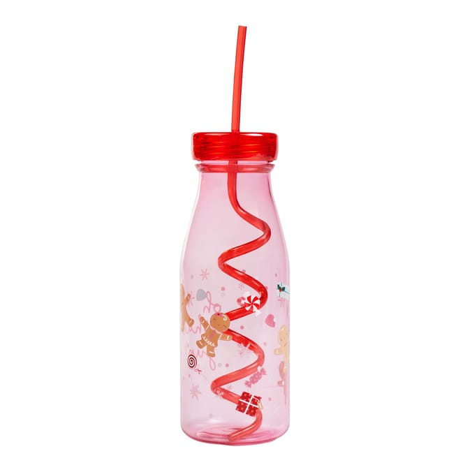 Sleigh Bells Swirly Straw Tumbler