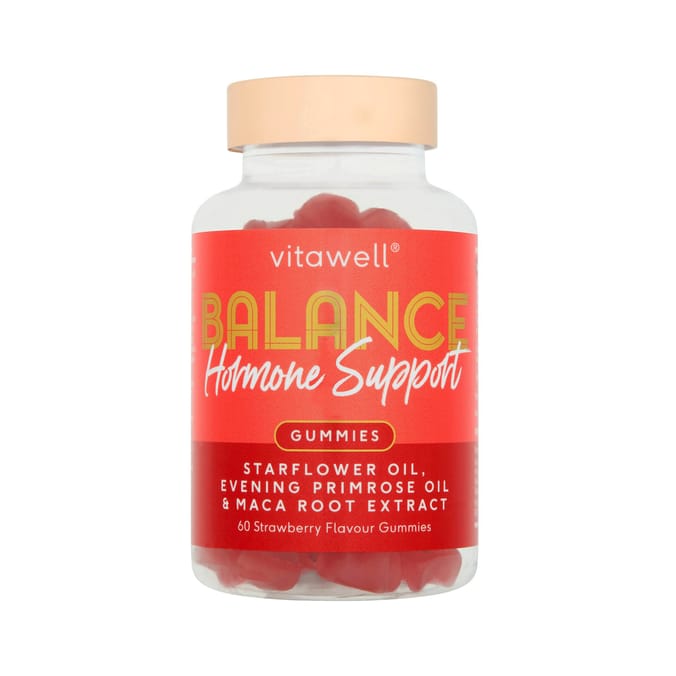 Vitawell Balance Hormone Support Gummies 60s - Strawberry Flavour
