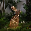 Firefly Decorative Copper Rabbit Solar Light