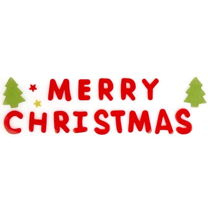 Festive Feeling Christmas Reusable Gel Window Stickers