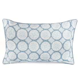 The Lifestyle Edit Coastal Retreat Boudoir Cushion - Blue 